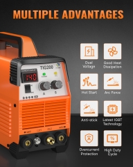 HITBOX 2 in 1 HF TIG Stick Tig 200 welding machine